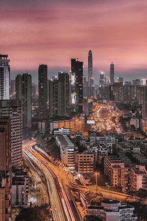 霓虹-安静-商业-旅行-交通 图片素材