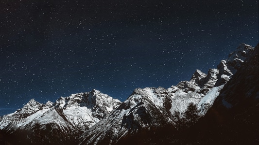雪山-雪-山-成都-风光 图片素材