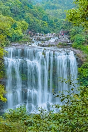 瀑布-黄满磜-自然-风景-揭西 图片素材
