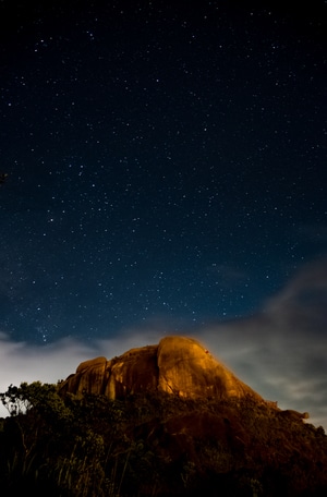 凤凰山-潮州-星空-云彩-夜景 图片素材