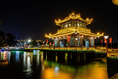 粤东-夜景-街拍-揭阳-榕江 图片素材