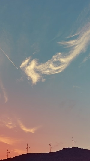 手机-白云-天空-天空-云 图片素材