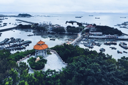 渔港-风景-风景-渔港-海 图片素材