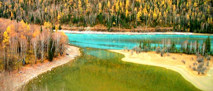 原创-旅游-风景-金秋-新疆 图片素材