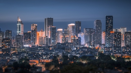 城市-夜景-大连-风光-色彩 图片素材