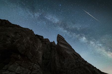 星空-延时-流星-银河-风光 图片素材