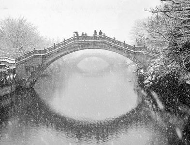 黑白-纪实-桥-拱桥-桥梁 图片素材