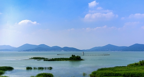 绿色地球-湖-湖水-湖面-太湖 图片素材