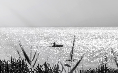 光影-风景-湖-湖泊-湖面 图片素材