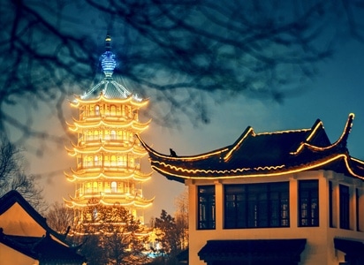 我的2019-常州-建筑-夜景-色彩 图片素材
