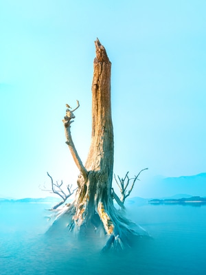 水-云湖-极简-风光-色彩 图片素材