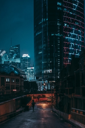 风光-上海-你好2020-城市-建筑 图片素材