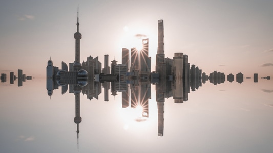 楼房-我要上封面-天空-风光-城市 图片素材
