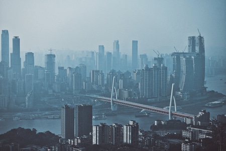 建筑-色彩-旅行-重庆-黑卡 图片素材