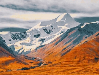 我的2019-苹果6-冬季-旅行-雪山 图片素材
