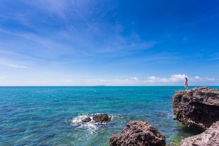 宅家-风光-大海-海边-峭壁 图片素材