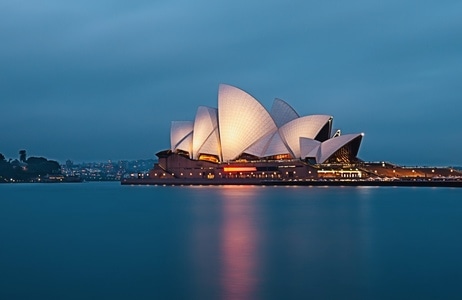 歌剧院-蓝调-海岸-悉尼-悉尼歌剧院 图片素材