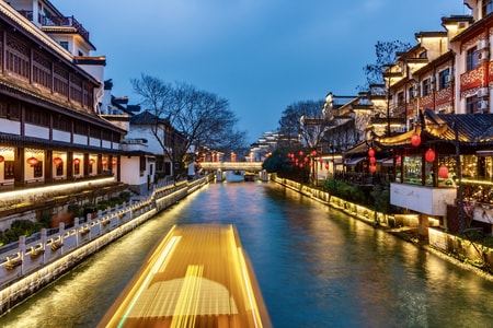 旅行-江苏-南京-秦淮河-河流 图片素材