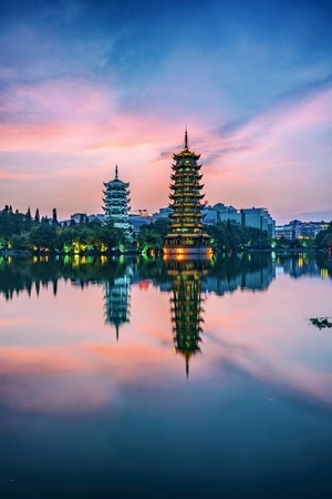 山水-城市-风光-风景-桂林 图片素材