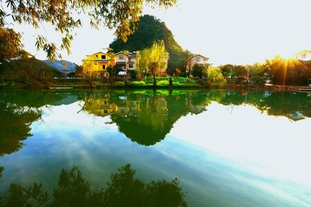 田园-旅行-色彩-风景-水域 图片素材