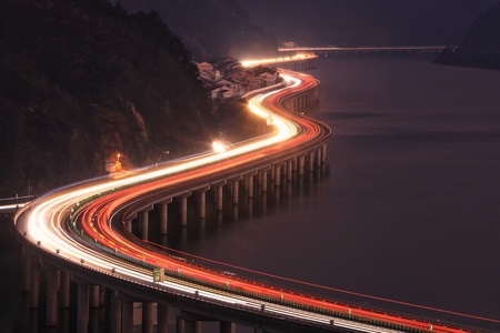 风景-色彩-艺术风光-水域-夜景 图片素材