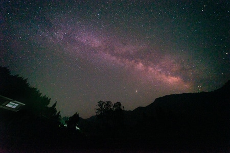 星空-星星-宅家-山-重庆 图片素材