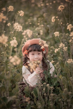 儿童摄影-儿童油画-儿童外景-女孩-小女孩 图片素材