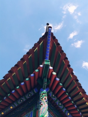 自然风光-南京-建筑-建筑-檐角 图片素材