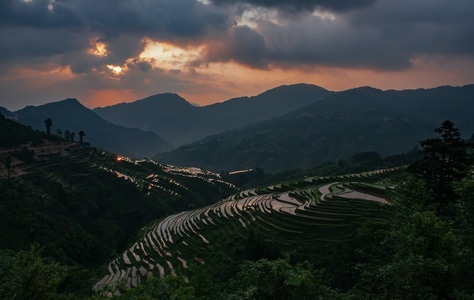 徒步-颜色-风光-自然-风景 图片素材