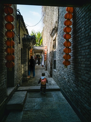 古建筑-古巷子-民宅-古建筑-古巷子 图片素材