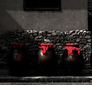 坛子-酒坛-坛子-酒坛-房屋 图片素材