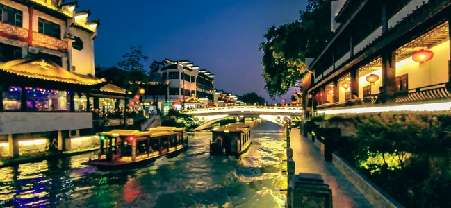 河流-湖泊-池塘-民居-河流 图片素材