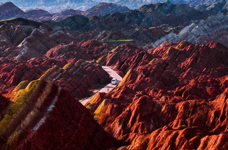 旅游-风光-丹霞-山-甘肃 图片素材