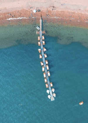 桥-航拍-大连-北方-海洋 图片素材