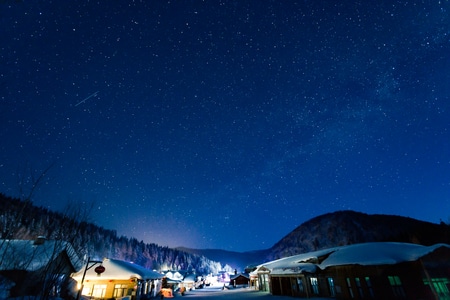 风光-自然-星空-星野-雪乡 图片素材