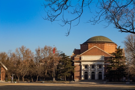 冬天-风光-校园-大学-建筑 图片素材
