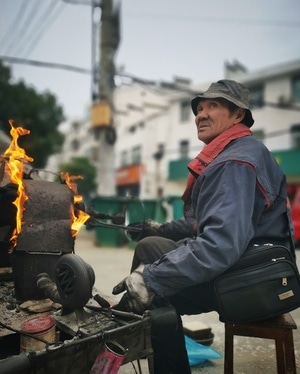 生活记录-随拍-老人-男人-男性 图片素材