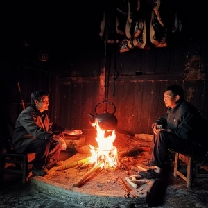 我的2019-旅拍-你好2020-乡村故事-老人 图片素材