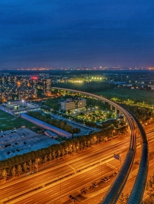 城市-天际线-夜景-城市-城市风光 图片素材