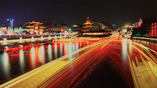 氛围-神秘感-形态-城市-夜景 图片素材