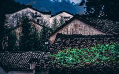 氛围-色彩-风光-皖南-古镇 图片素材