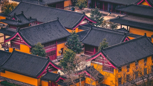 色彩-风光-古迹-金陵-静海寺 图片素材