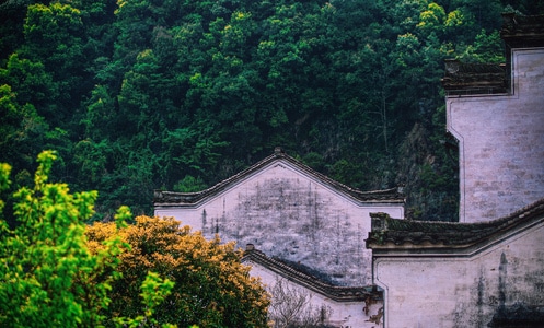 色彩-氛围-风光-旧色时光-皖南 图片素材