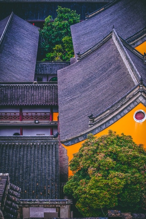 色彩-风光-氛围-金山寺-房屋 图片素材