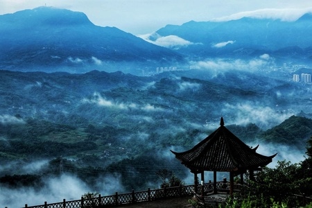 风光-雅安-蒙顶山-风景-山 图片素材