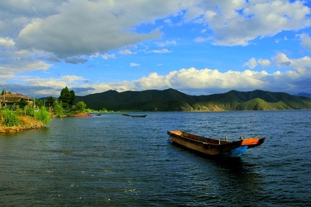 风光-泸沽湖-自然-风景-风光 图片素材