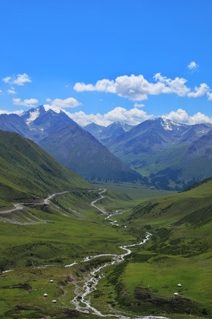 风光-独库公路-风景线-自然-风景 图片素材