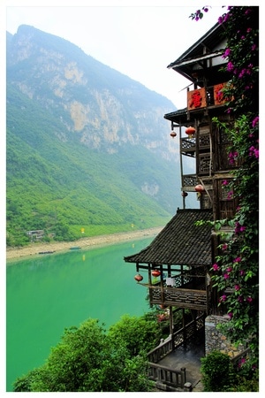 旅行-风光-龚滩古镇-龚滩古镇-房屋 图片素材