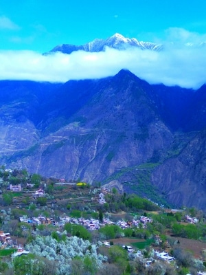 旅行-风光-丹巴-墨尔多神山-风光 图片素材