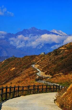 旅拍-记忆中的高原-孟获城-风景-风光 图片素材